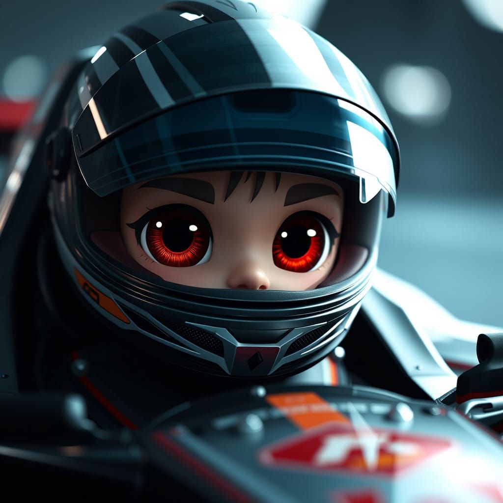 Chibi Formula-1 Driver