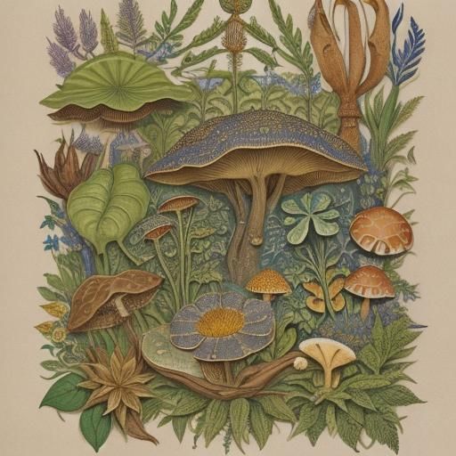 Prehistoric Landscape as a Medieval Botanical Illustration