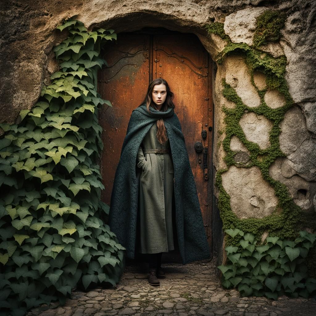 Wool Cloak Wanderer in Forgotten Garden