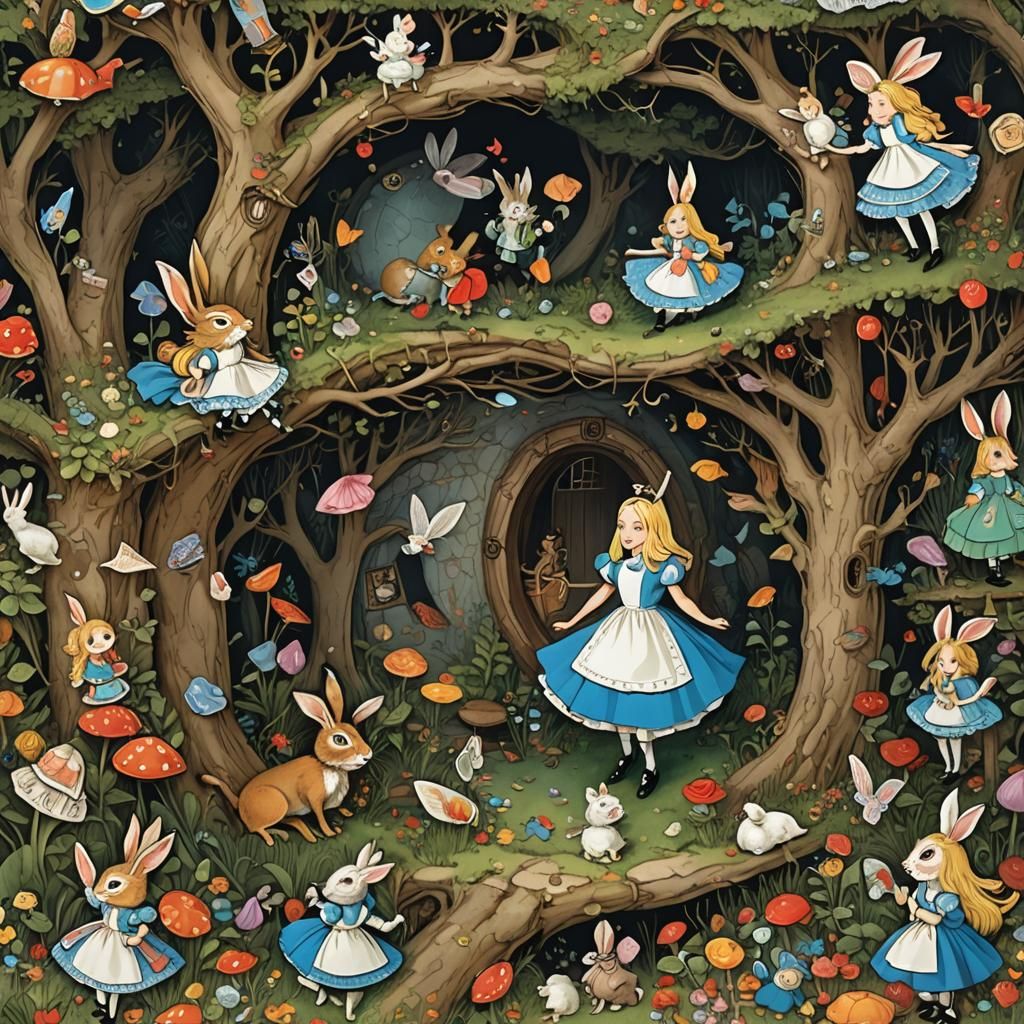 Alice in Wonderland: Falling into Dreams