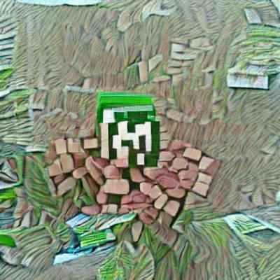 Minecraft World Generated by AI