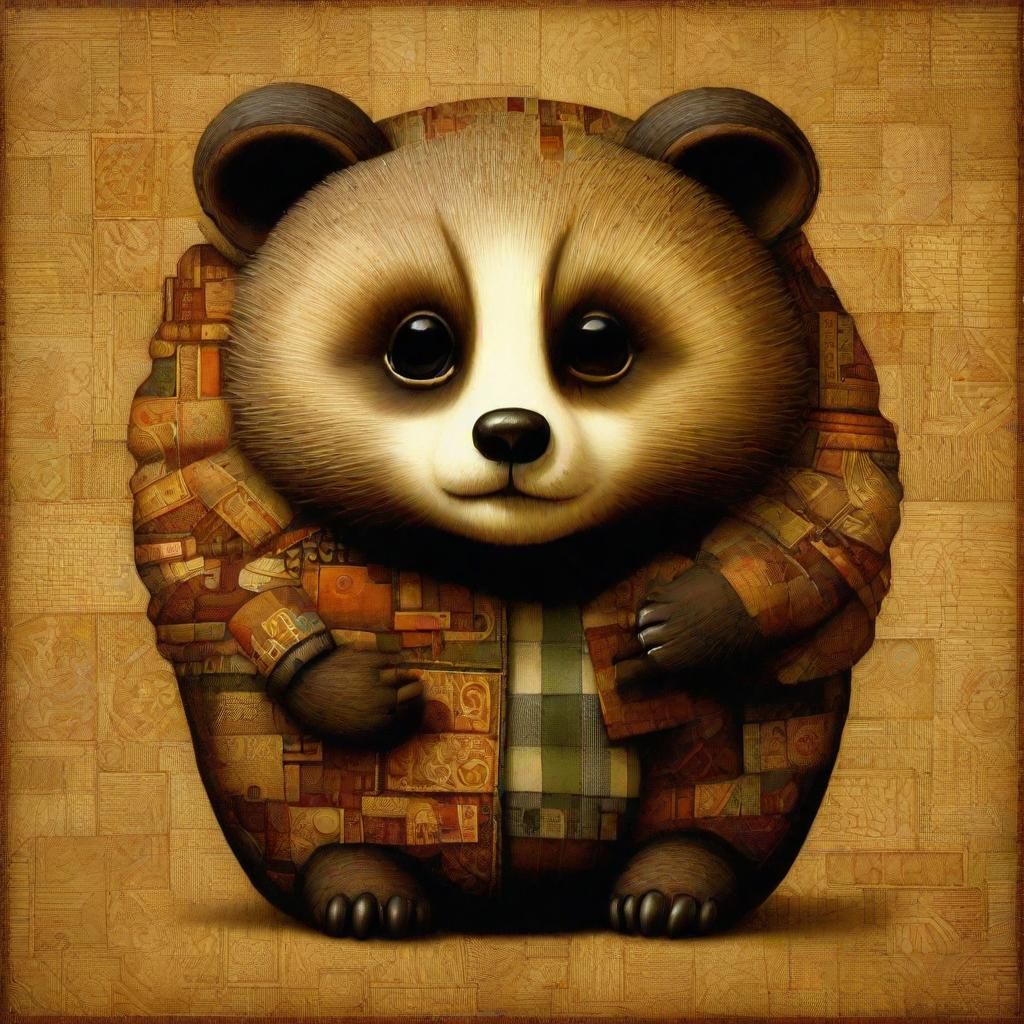 Patchwork Badger in Naoto Hattori Style