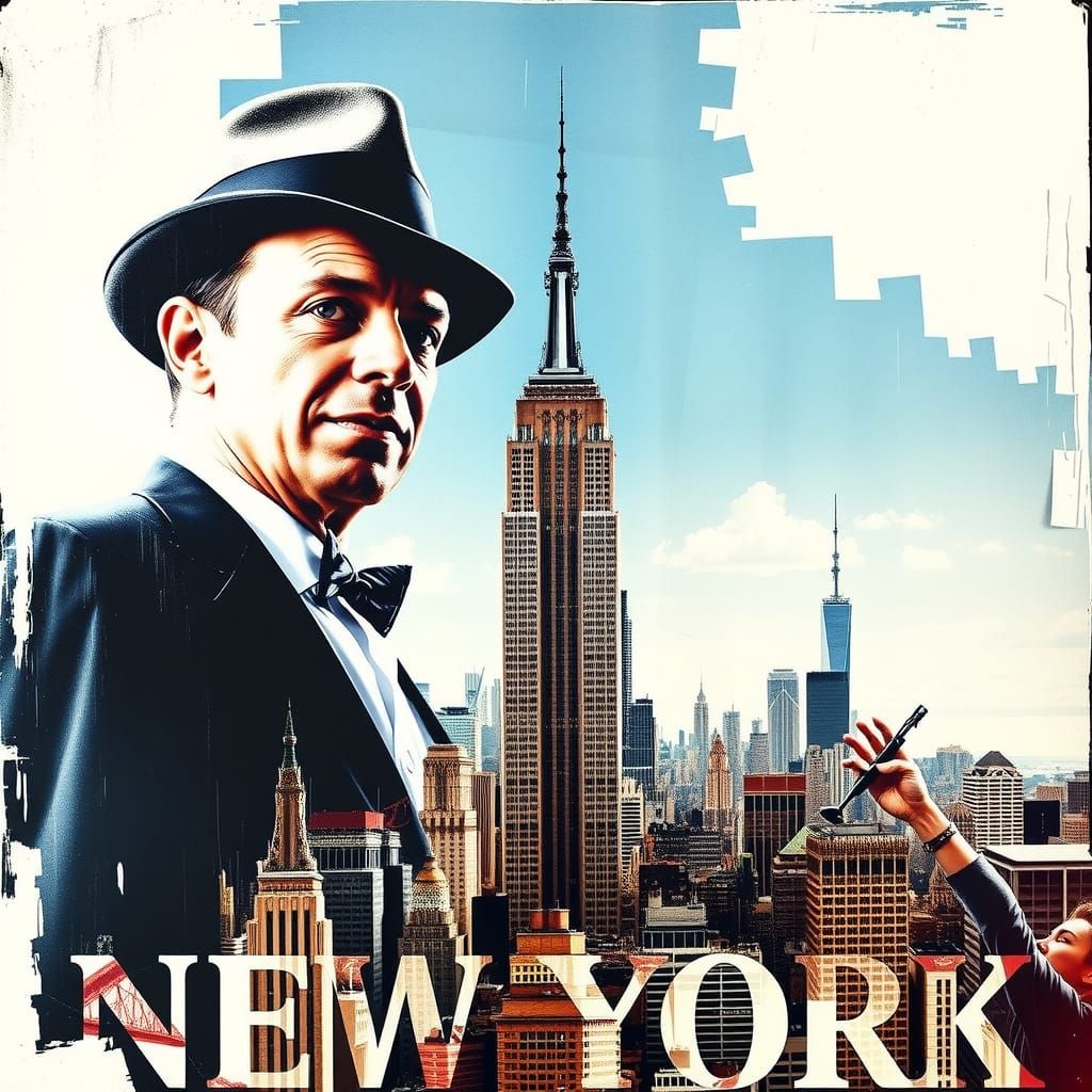 Frank Sinatra New York Poster Art