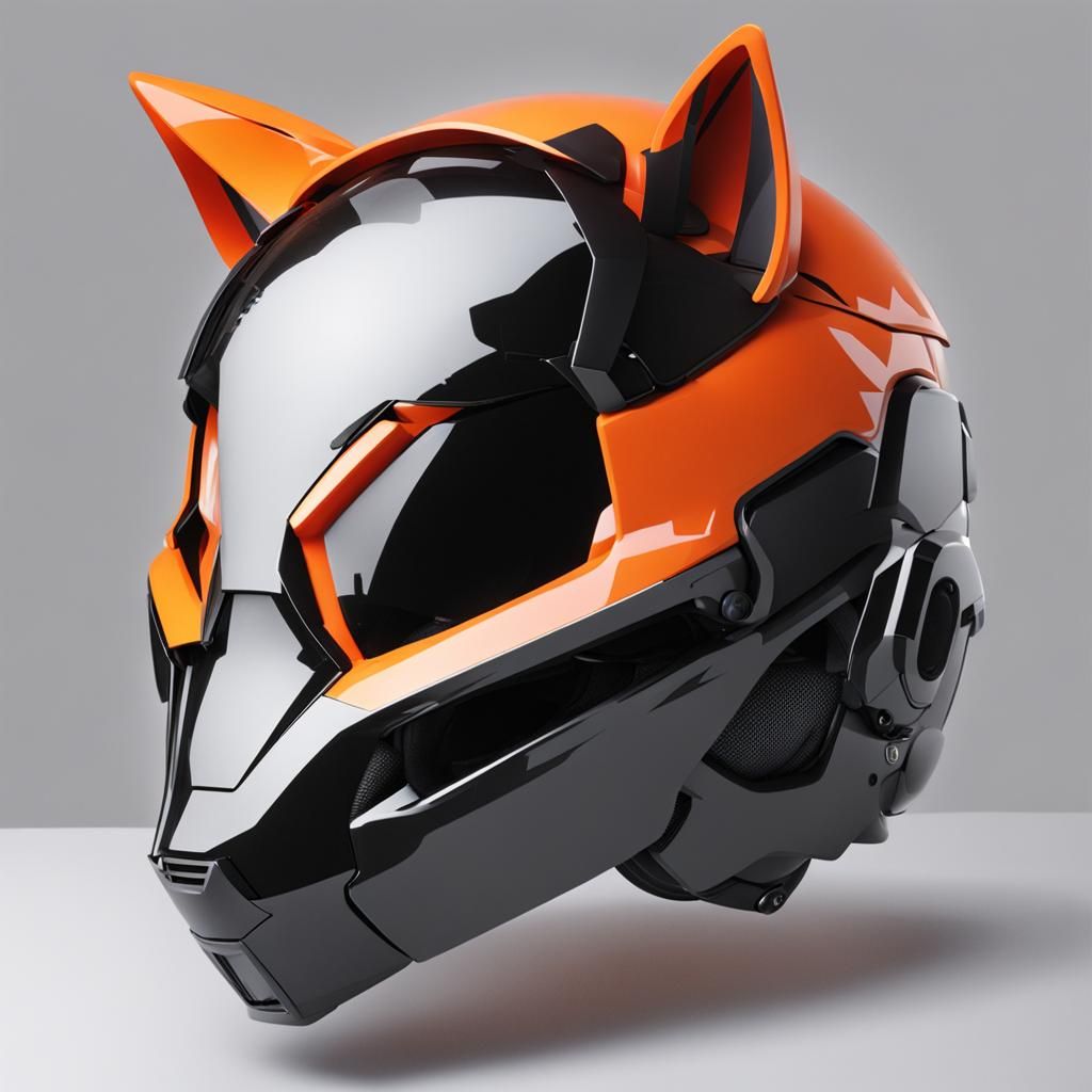 Futuristic Fox Helmet: Cutting-Edge Design