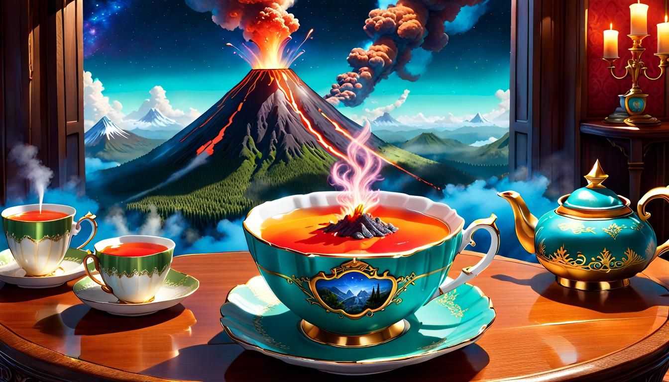 It's vulcano tea time