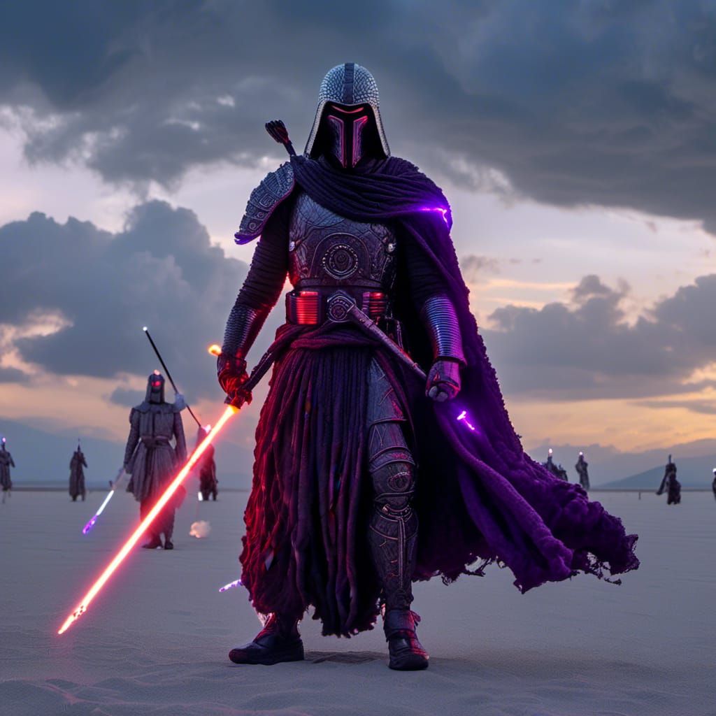 Darth Revan as Sith Lord in Cinestill Photography