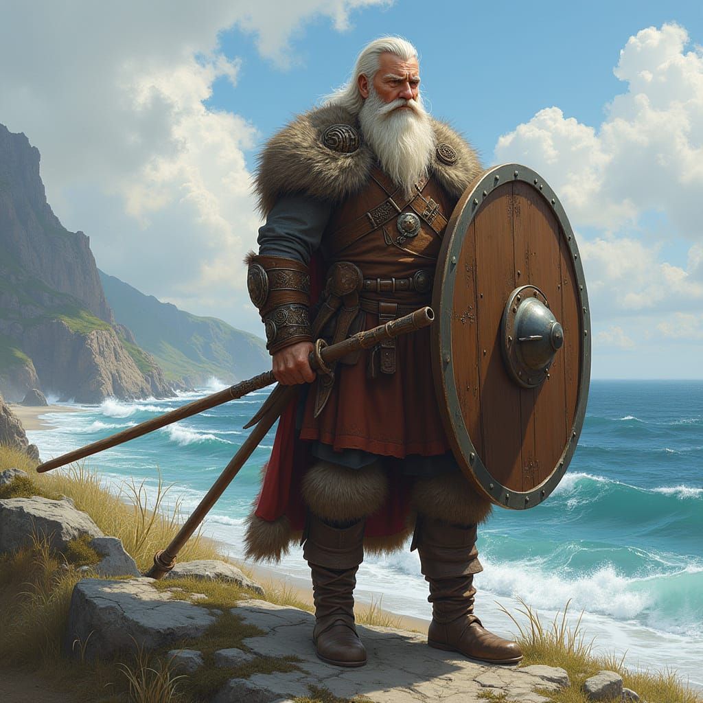 Ancient Norse Warrior's Shield