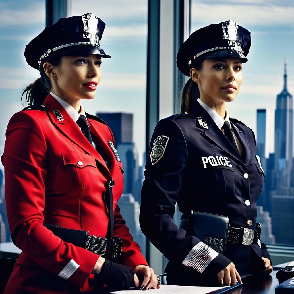 Two Policewomen in New York, Cinematic Film Still
