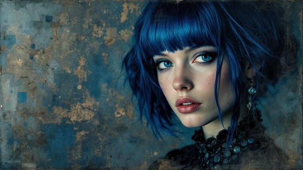 Textile Daguerreotype in Julia Margaret Cameron Style