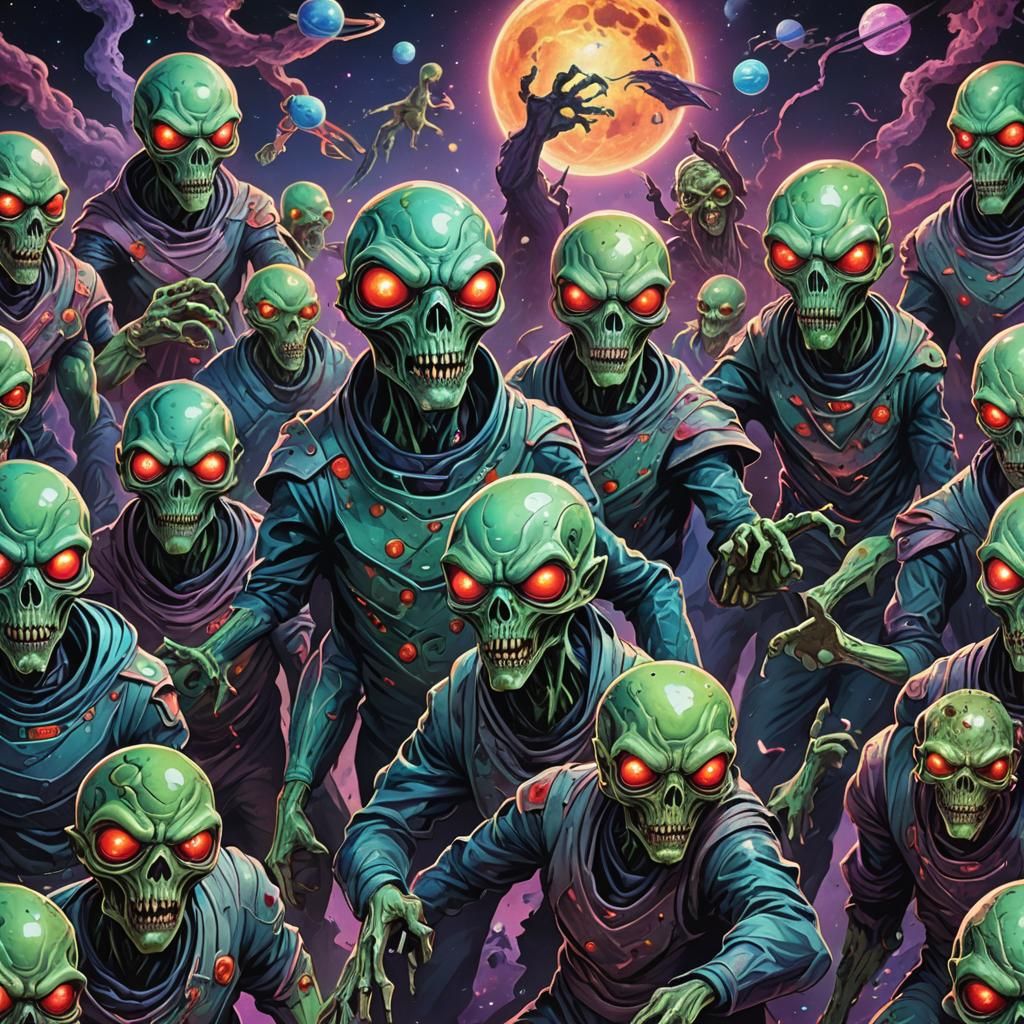 Zombie Alien Ninjas from Another Dimension