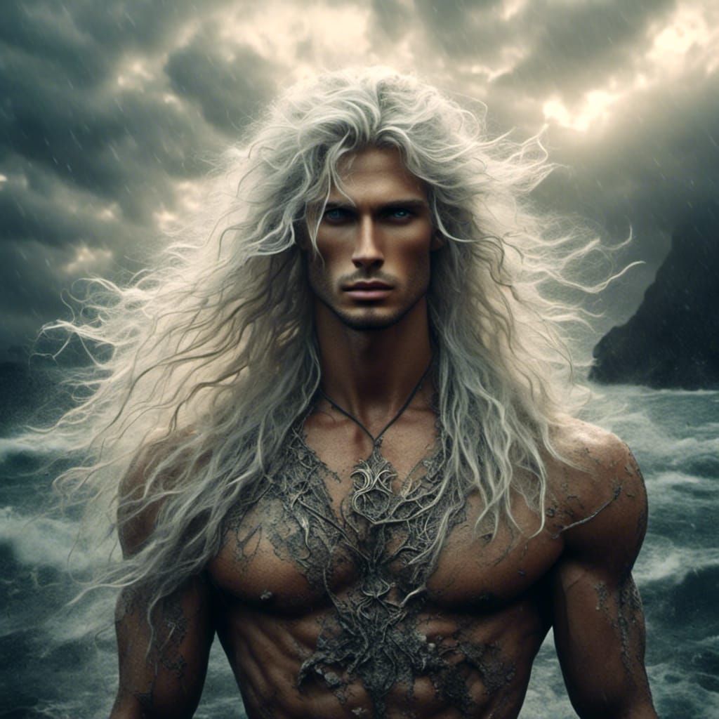 Epic God of Lightning Digital Matte Painting