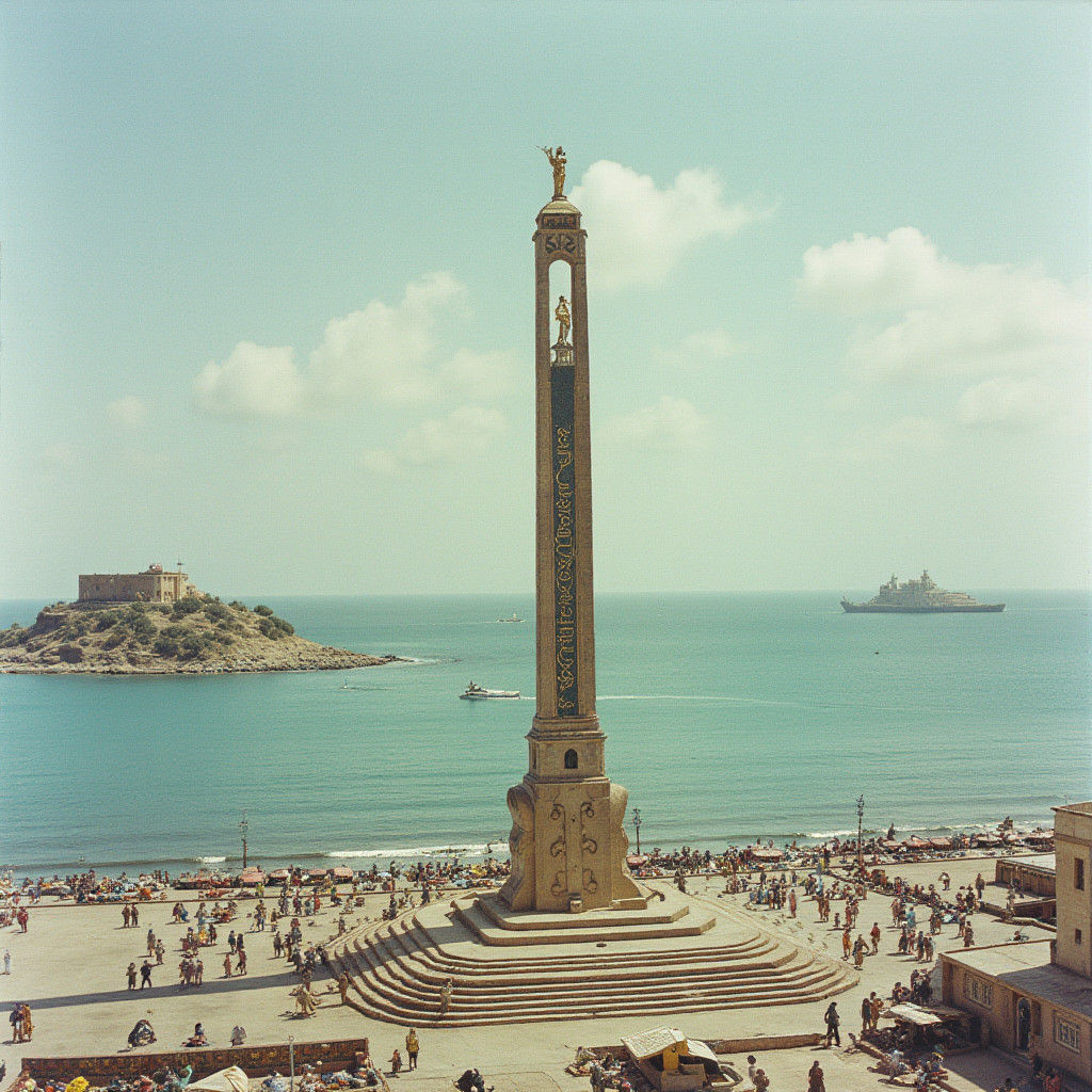 Dakar's African Renaissance Monument: A Cinematic View