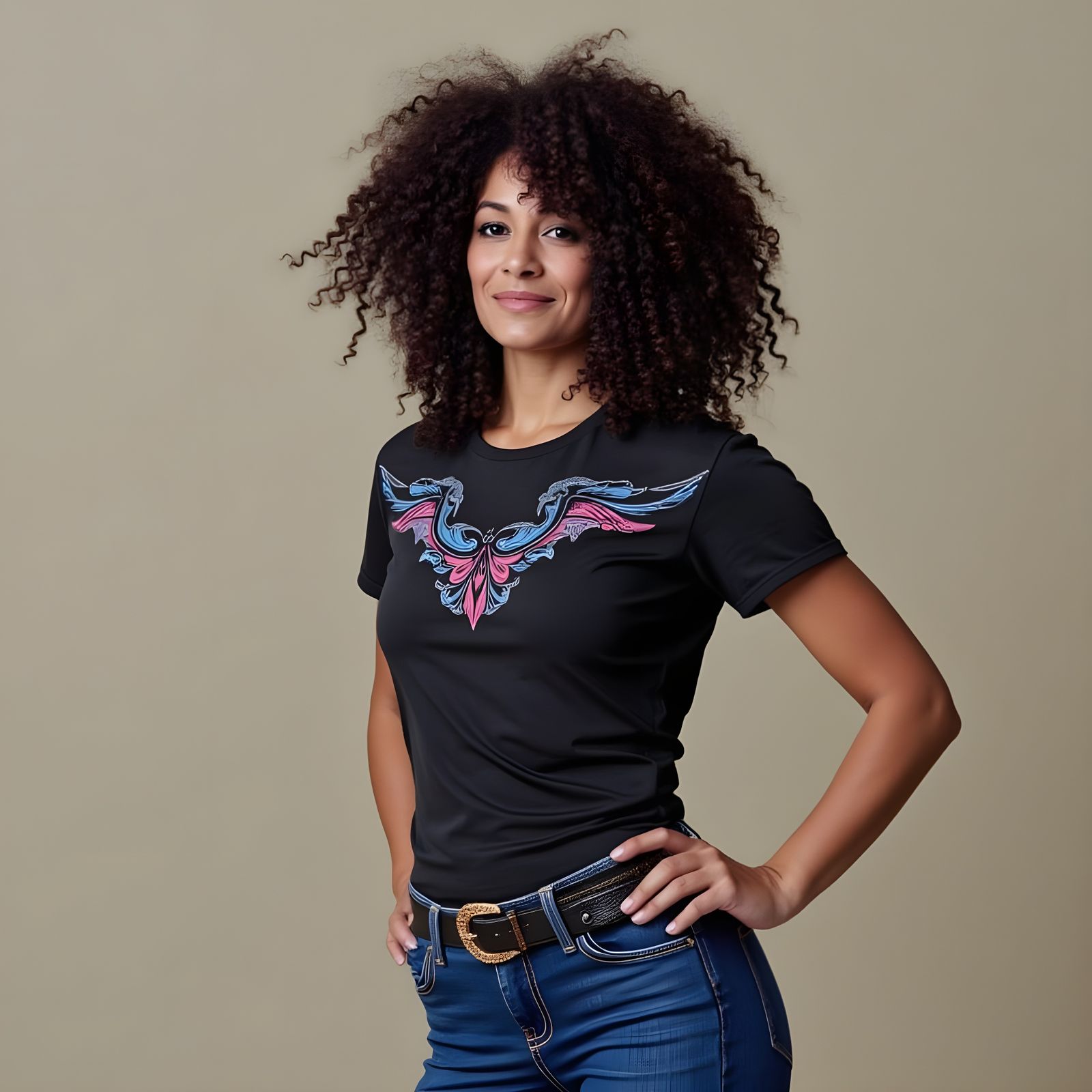 Women in Western Attire, an Energetic Mix of Bold Colors