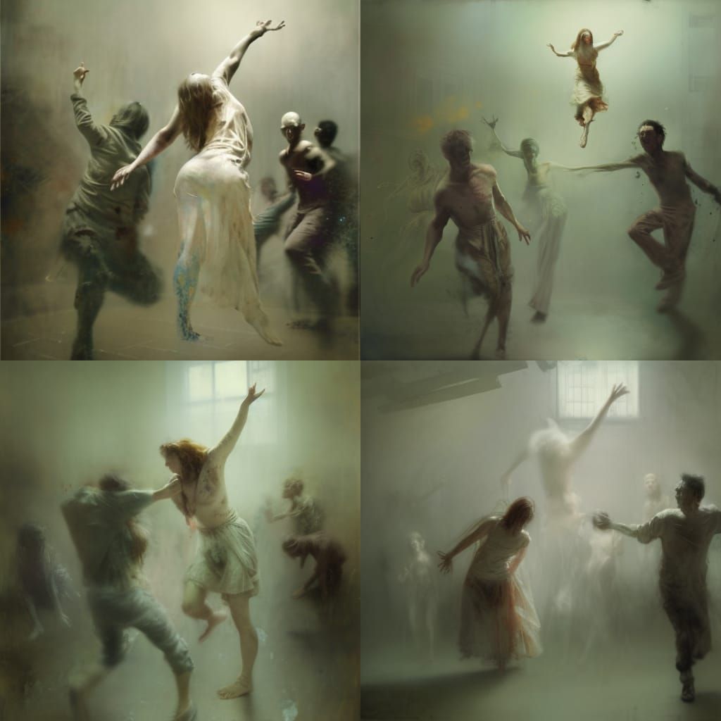 Poltergeists Dance in Asylum: Sinister Matte Painting