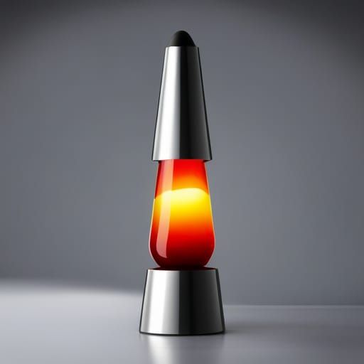 Abstract AI Rendering of a Lava Lamp