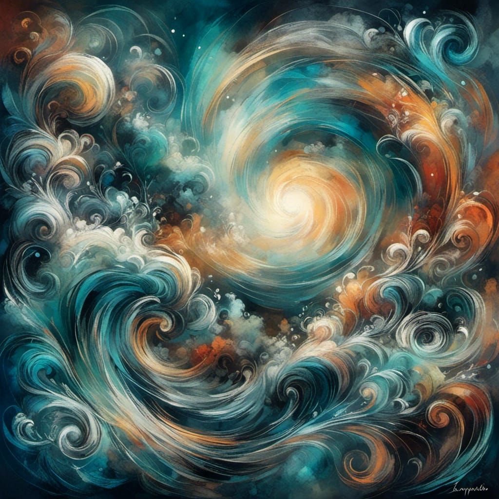 Big Bang Galaxy Creation in Chalk Art Style