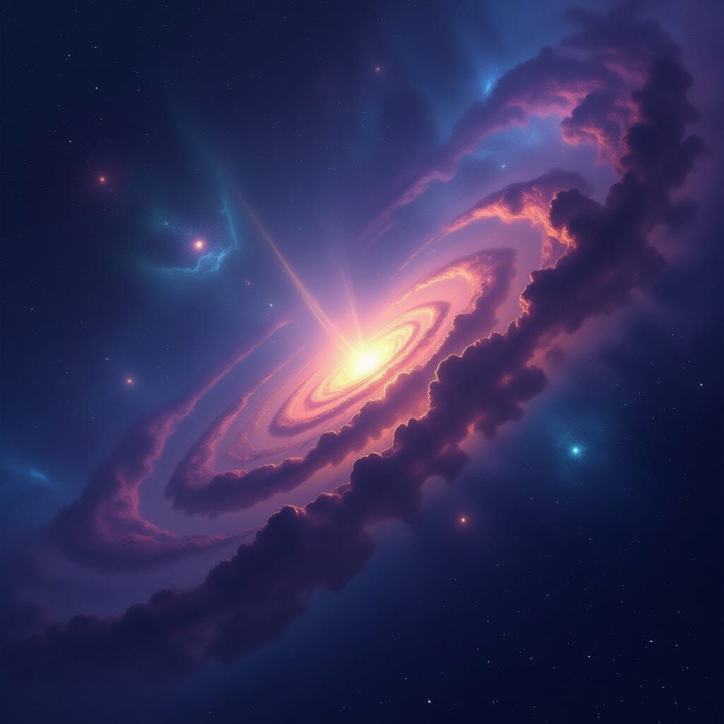 Expansive Cosmic Vista Wallpaper in Deep Space