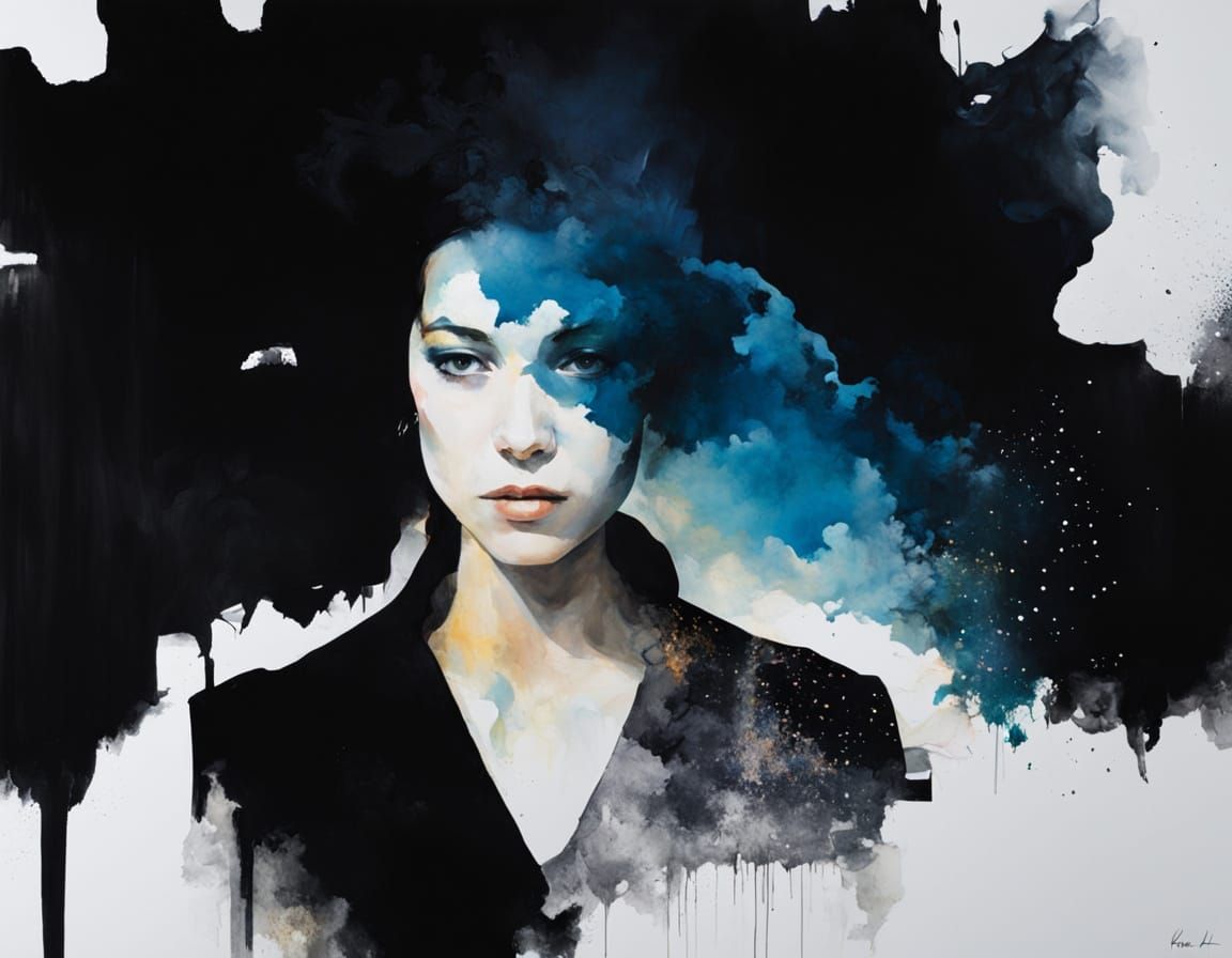 Electric Cityscape Revealed in Pigment Dispersion