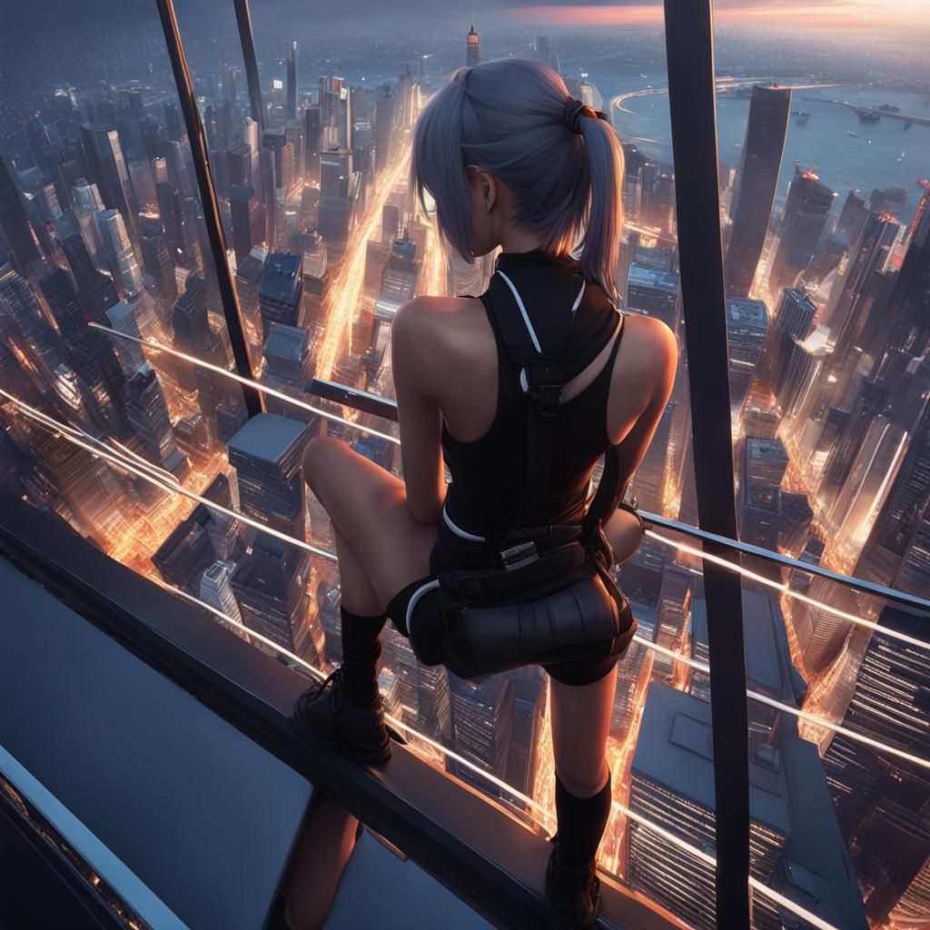 No fear of heights (B)