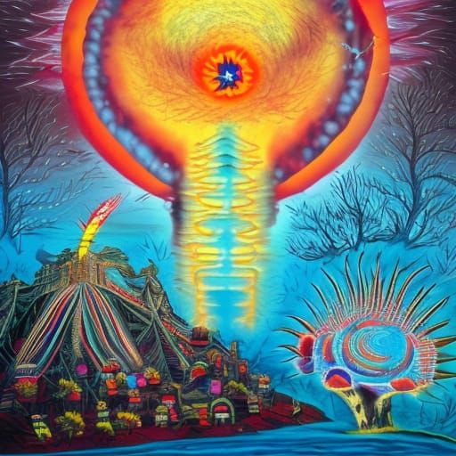 DNA Indians dead winter molecules DMT  l dream nightmare nuclear weapons exploding