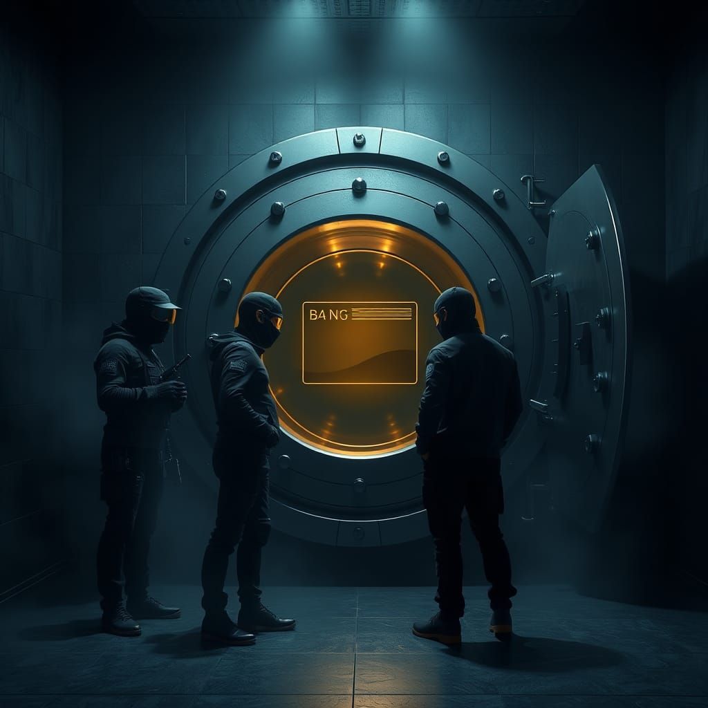Bank Robbers Discover a Bank Card in Vault