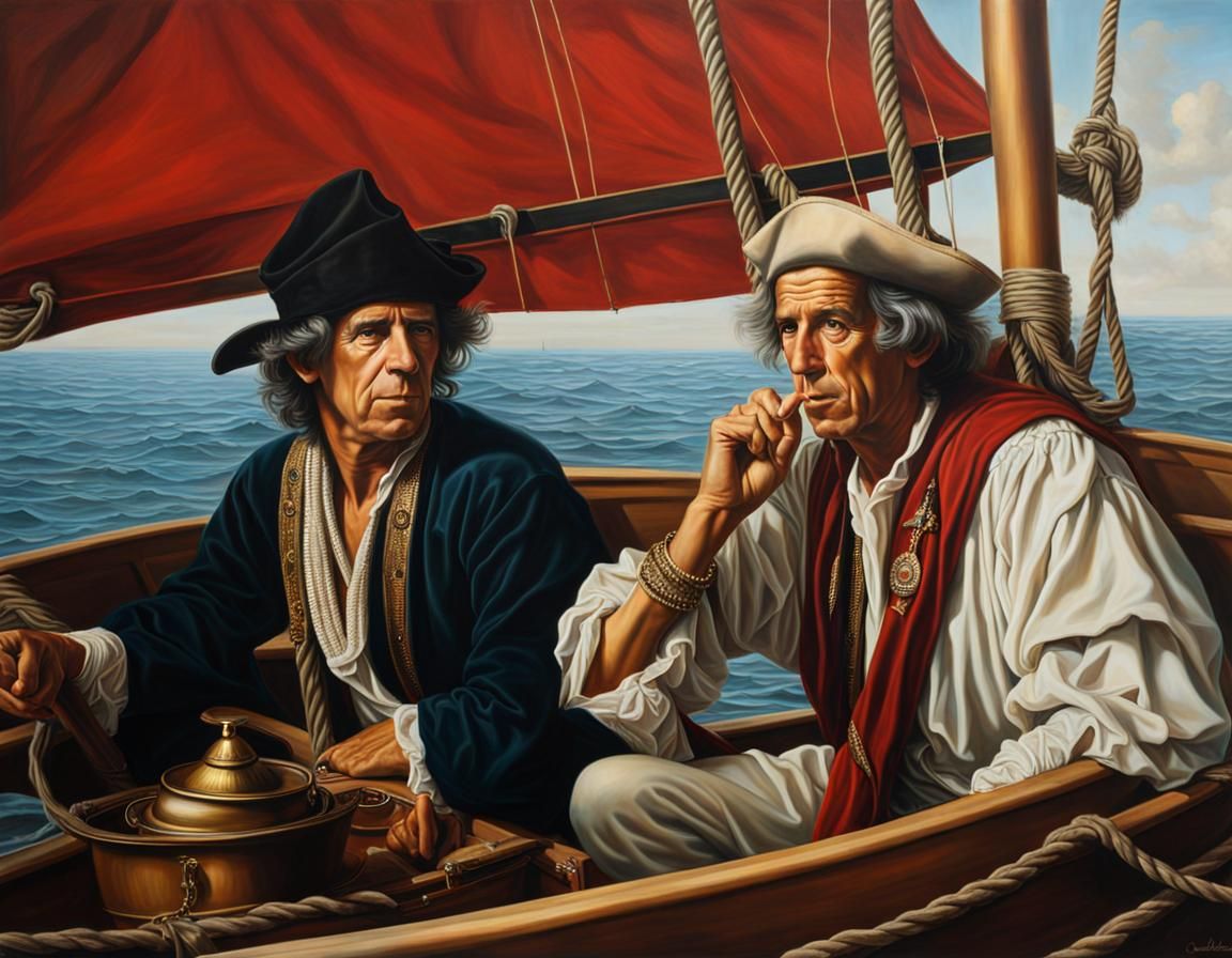 Keith Richards discover America