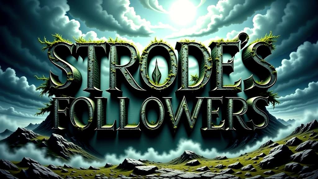 Strode's Followers Text Art
