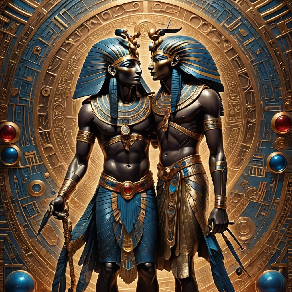 Horus and Seth: Egyptian Mysticism in Digital Art
