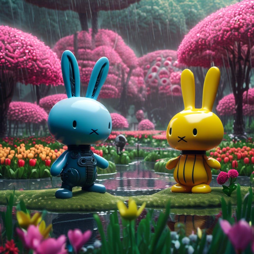 Miffy on the Alien Planet <lora:Xenomorph Queen:1.0>