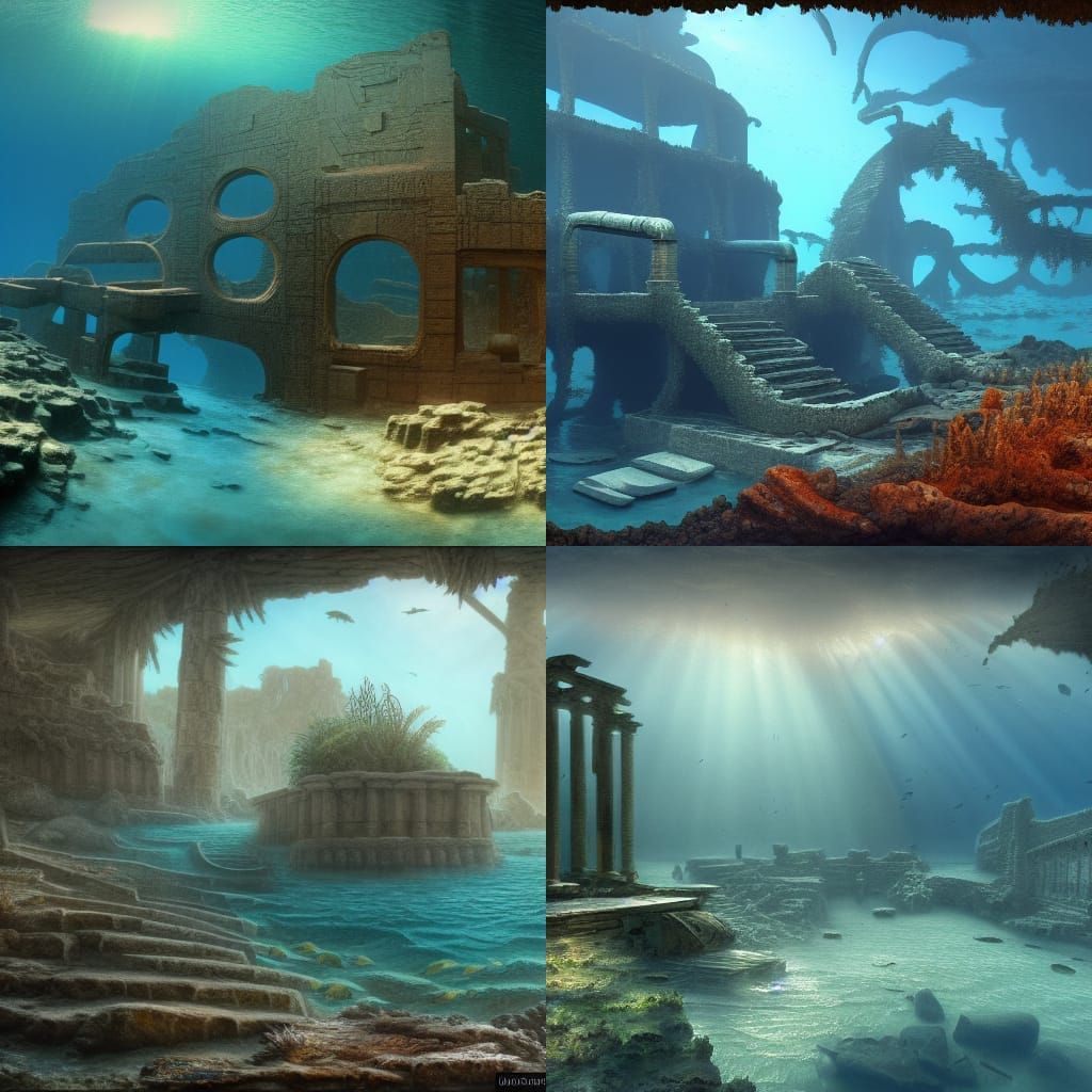 Abyssal Atlantis Ruins Waterscape