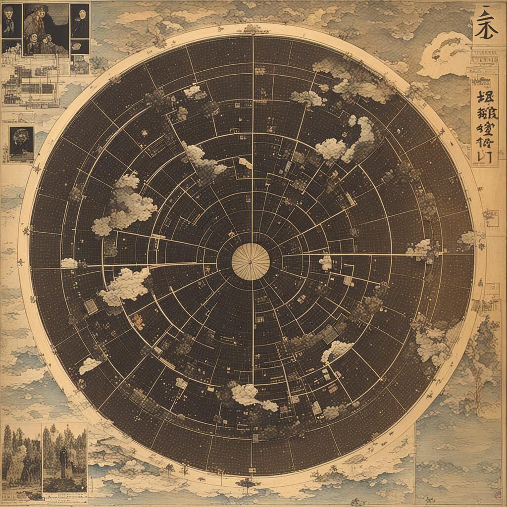 Akiko in Japanese Garden with Cherry Blossoms