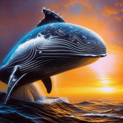 Tikamona dolphin. It's a mix between a dolpin and a whale