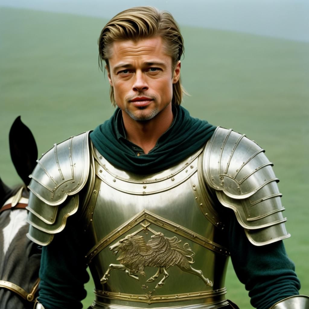 Siegfried as Young Brad Pitt: Romanticism Portrait