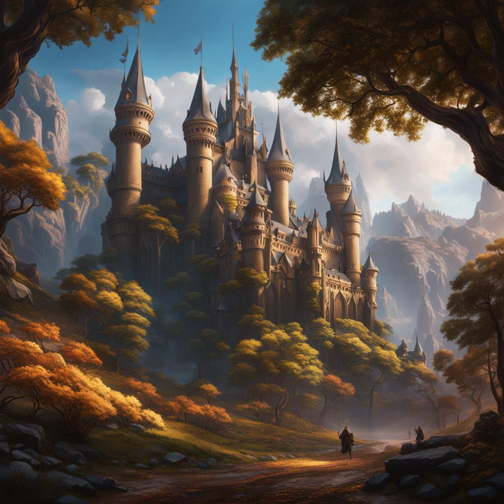 Magic Knight Fantasy Concept Art