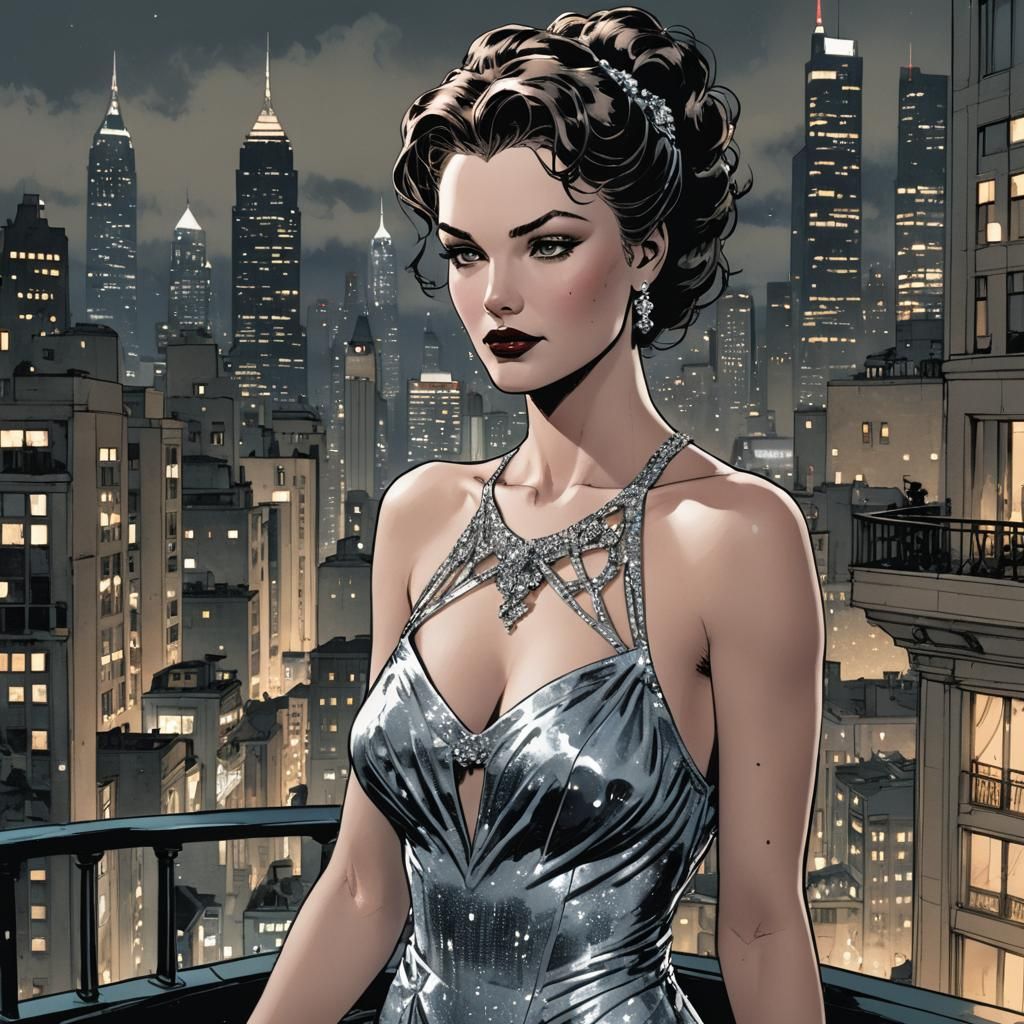 Selina Kyle at High Society Party