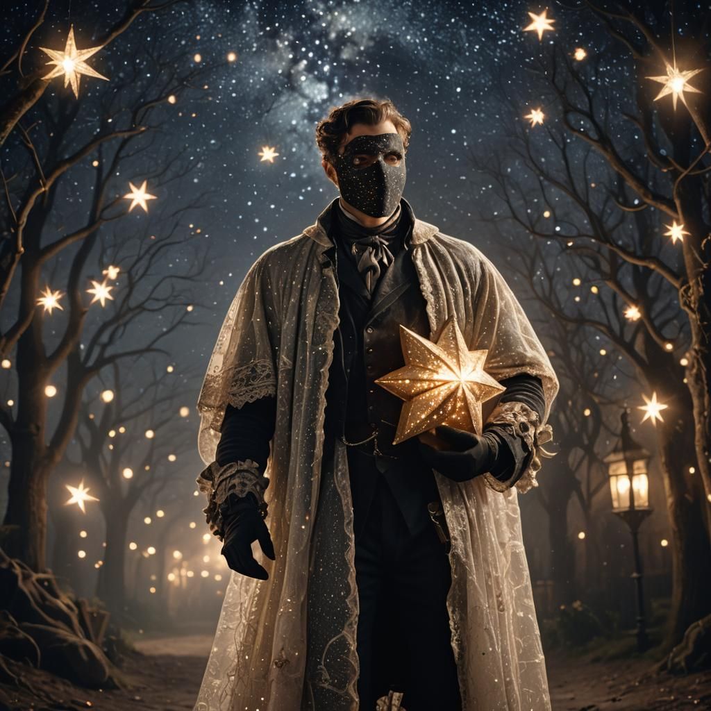 Victorian Star Carrier in Dark Academia Style