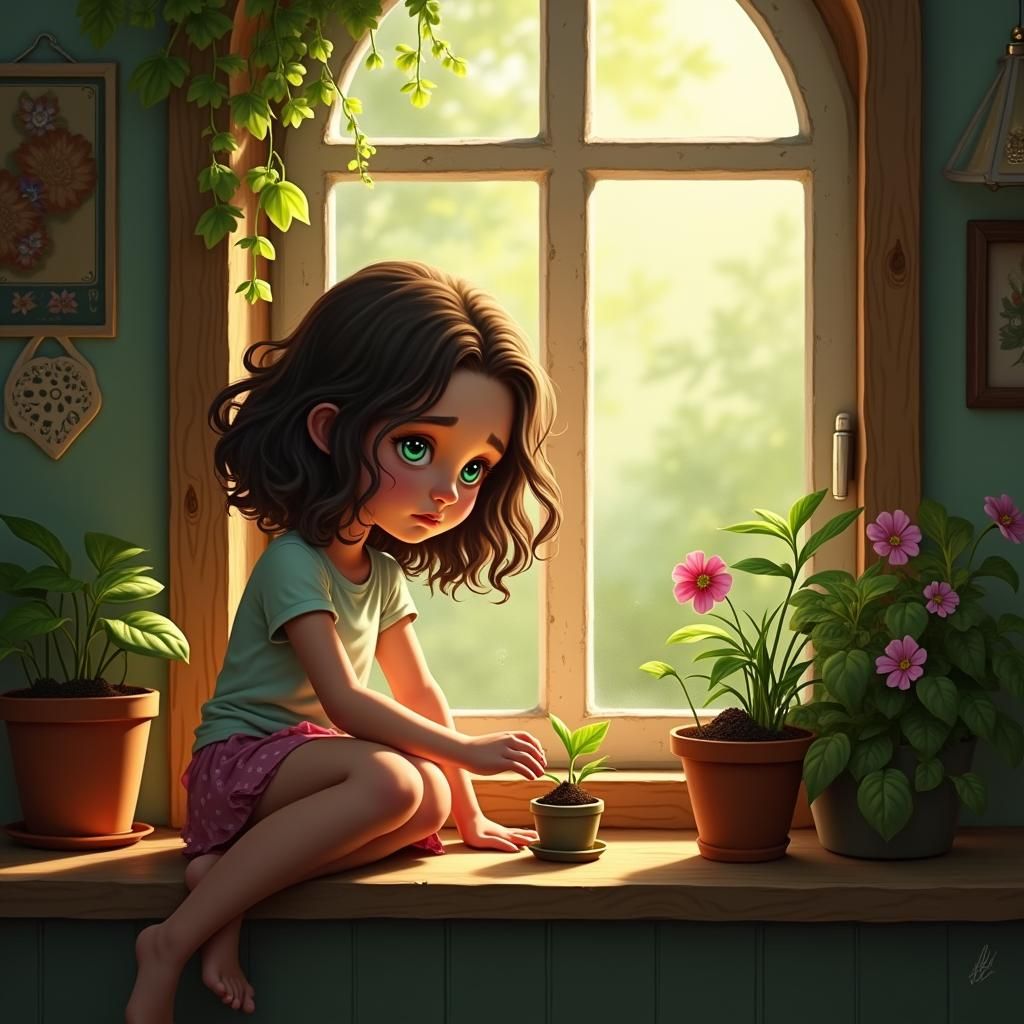 Melancholy Luna and the Unsprouted Seed