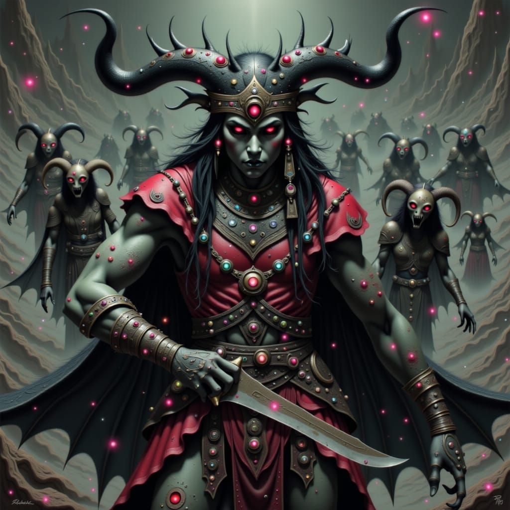 Native American Vampire Shaman in Alien Wasteland