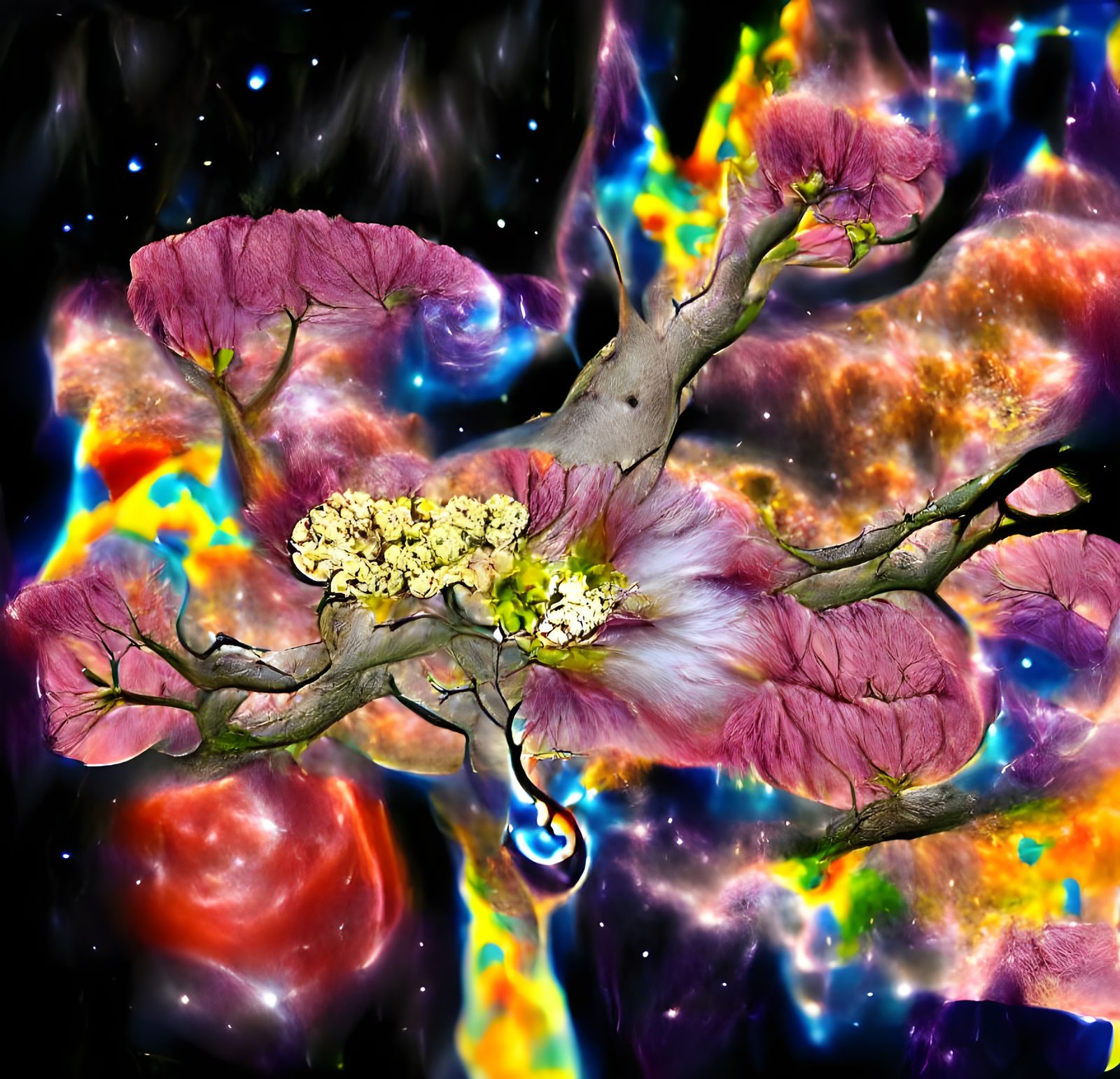 Visionary Tree Grows From Earth Into Space