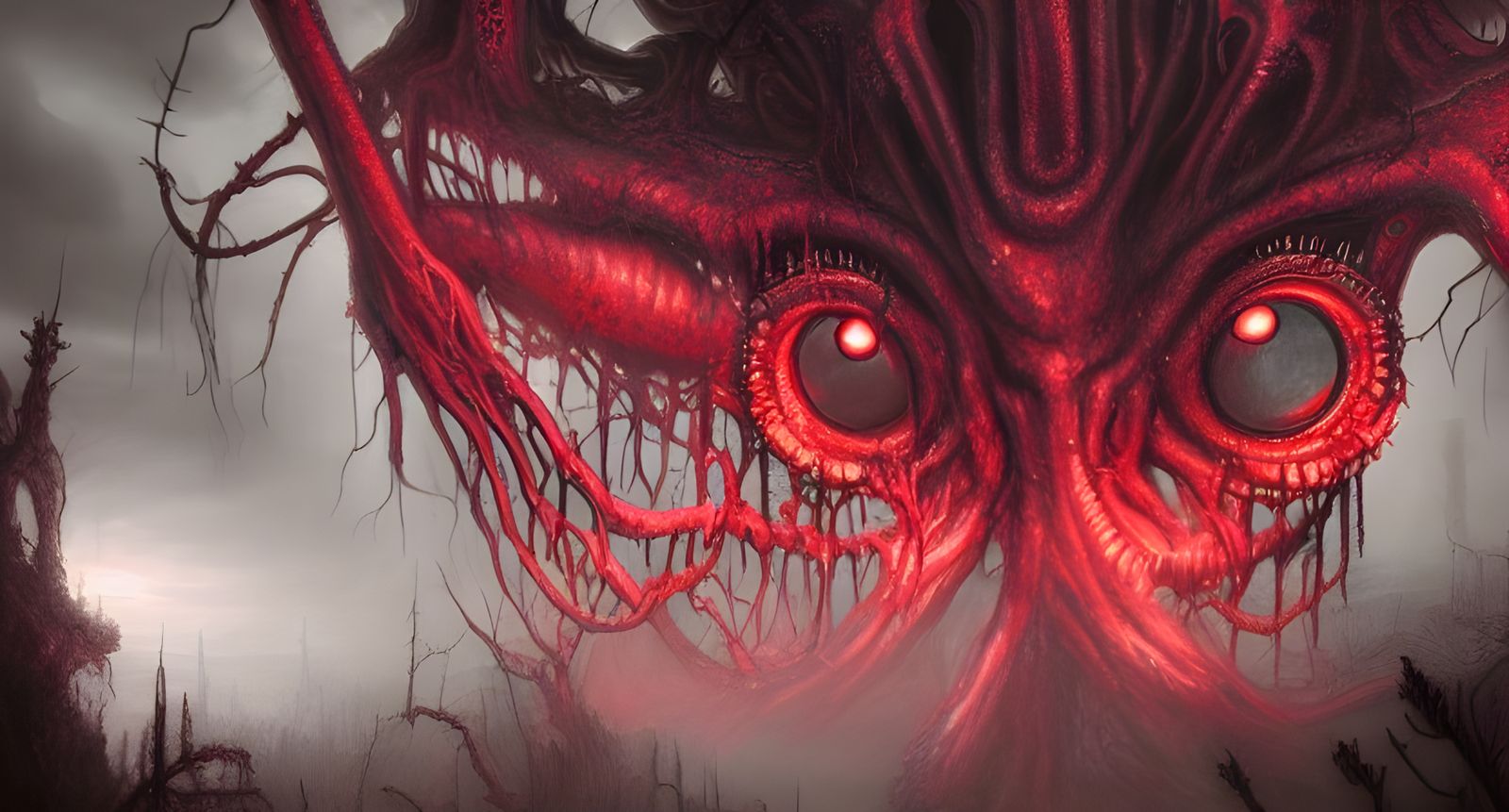 Lovecraftian Elder God in a Ruined World