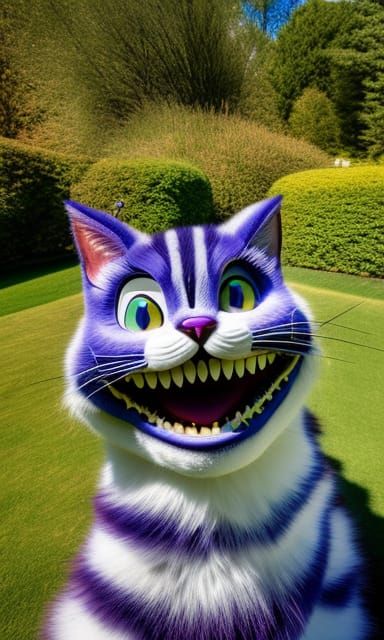 Cheshire Cat: A Silly Selfie in High Definition