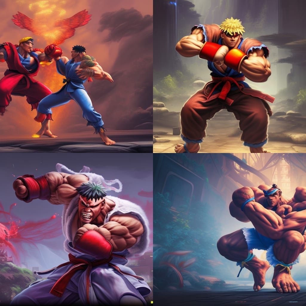 Street Fighter: Detailed Matte Painting in Unreal Engine