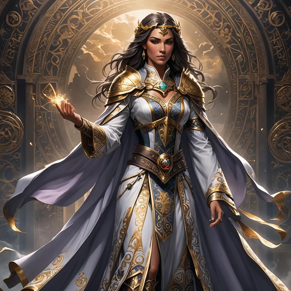 Imposing Sorceress Georgia, Master of Arcane Arts