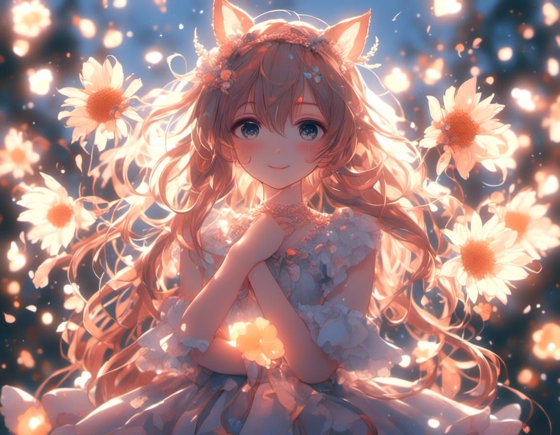 Woodland Maidens in Arthur Rackham Style