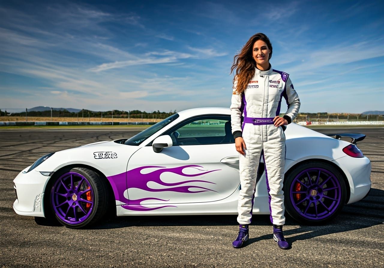 Pro Drifter and Modified Porsche 718 Cayman