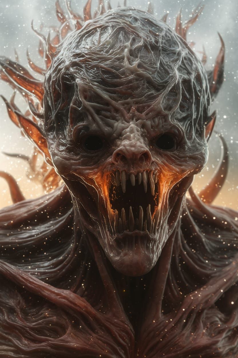 Cosmic Horror Ghost Apparition in Haunting 8k Photograph