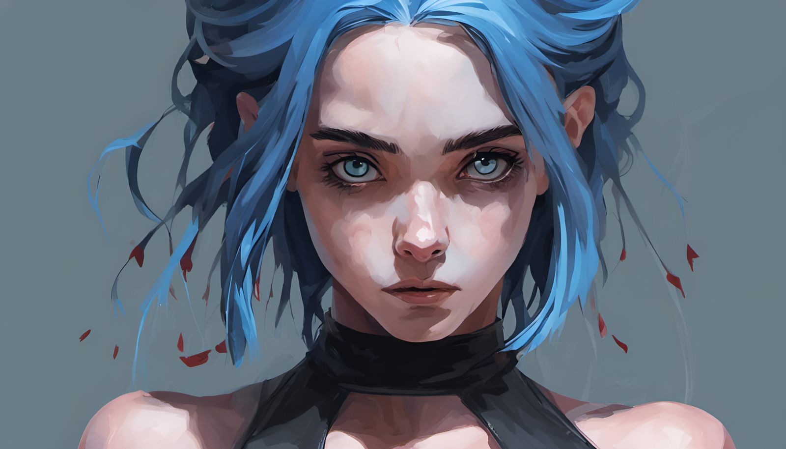 Blue Haired Girl