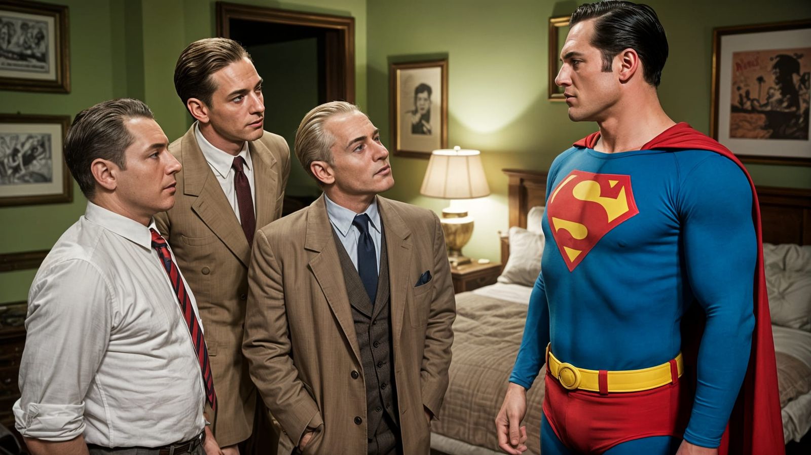 The Director:”For God’s sake! Somebody say something already...