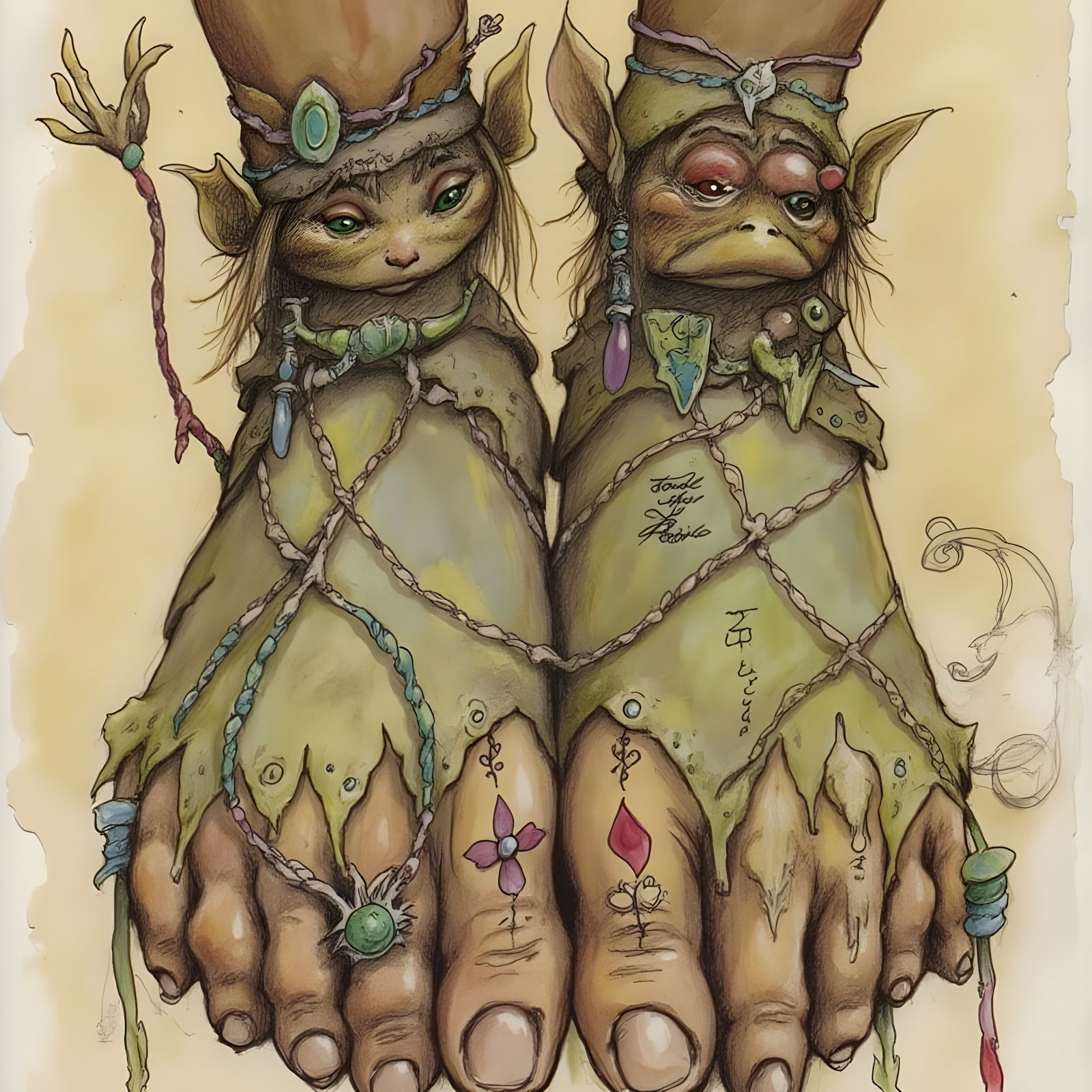 Goblin feet