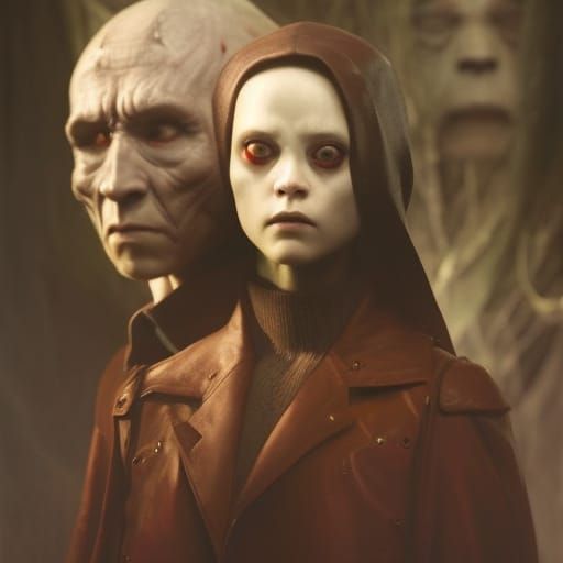 Surreal Demon in Dark Room: Stop Motion Art